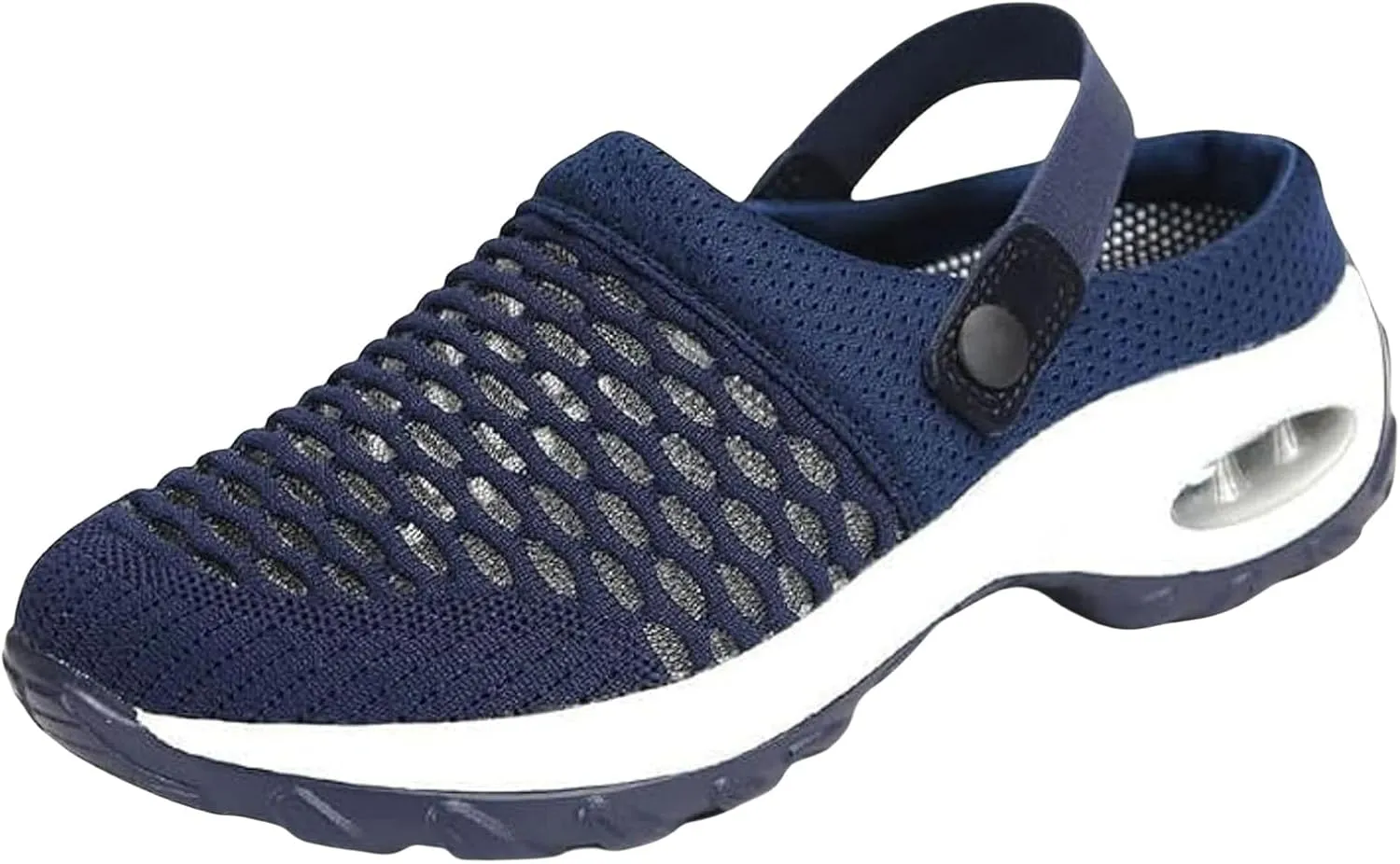 Women's Orthopedic Clogs with Air Cushion Summer Support Mesh Mules Sneaker Sandals Reduce Back and Knee Pressure Walking Shoes Lightweight Slippers Outdoor Walking Sandals