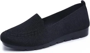 Women's Slip on Loafer Shoes Casual Mesh Breathable Flats for Women Walking Comfortable Shoes for Women Mesh Shoes