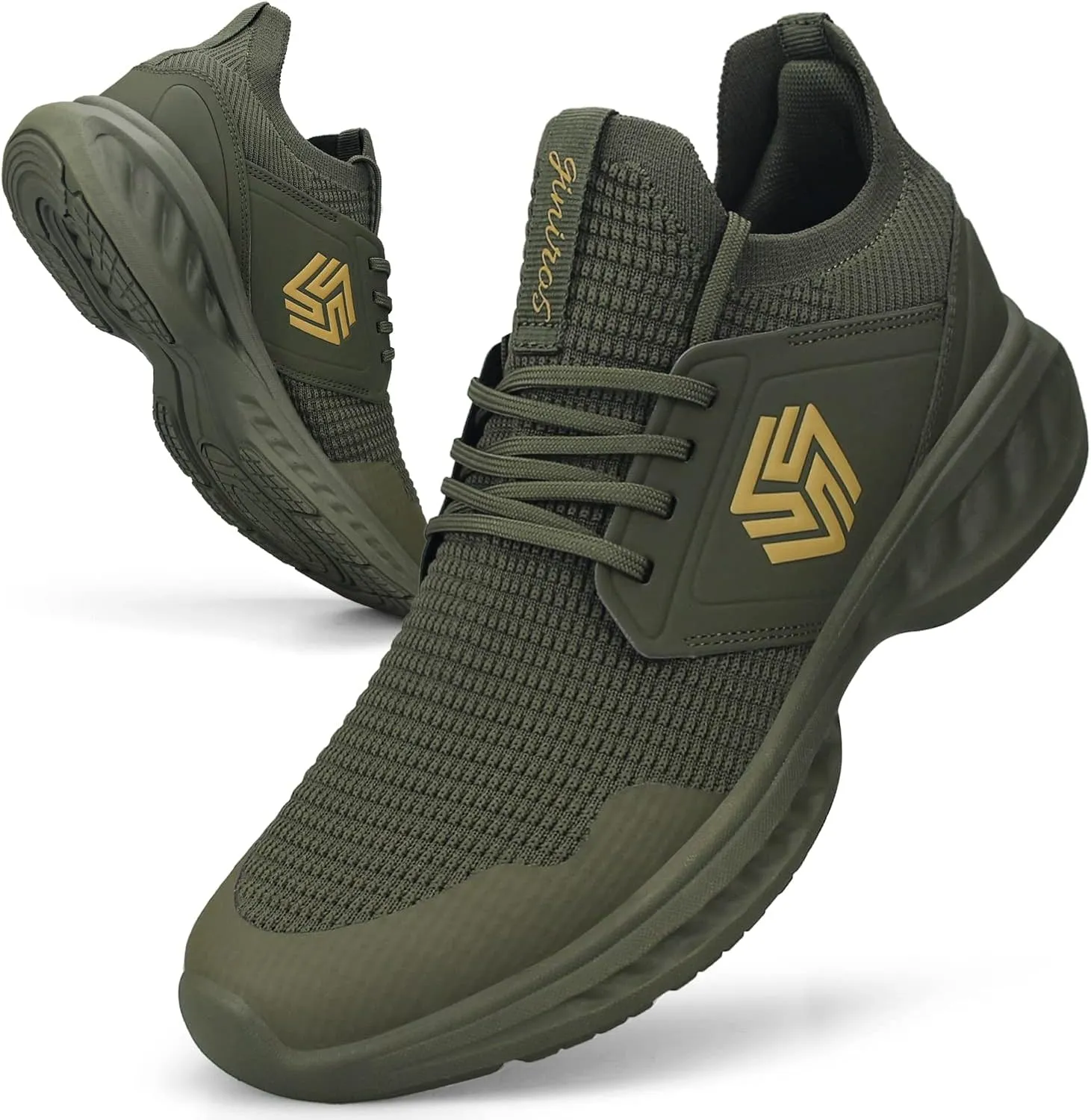 Womens Slip On Walking Shoes Non Slip Running Shoes Breathable Workout Shoes Lightweight Gym Sneakers