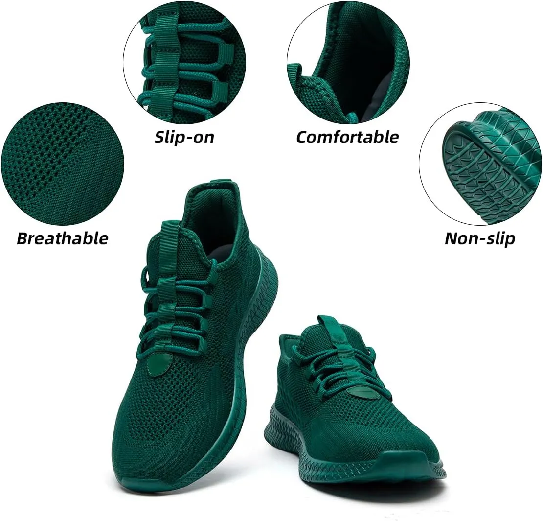 Womens Slip On Walking Shoes Ultra Light Breathable Running Comfortable Casual Fashion Sneakers Mesh Gym Workout Sports