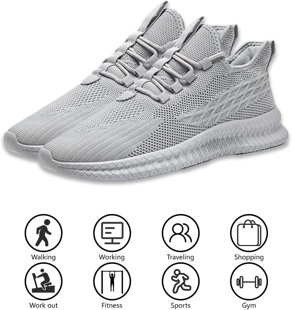 Womens Slip On Walking Shoes Ultra Light Breathable Running Comfortable Casual Fashion Sneakers Mesh Gym Workout Sports