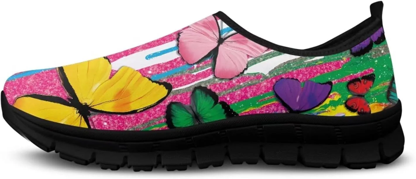Women's Sneaker Casual Low Top Hiking Sneaker Outdoor Lightweight Breathable Slip On Soft Holiday Shoes for Womens