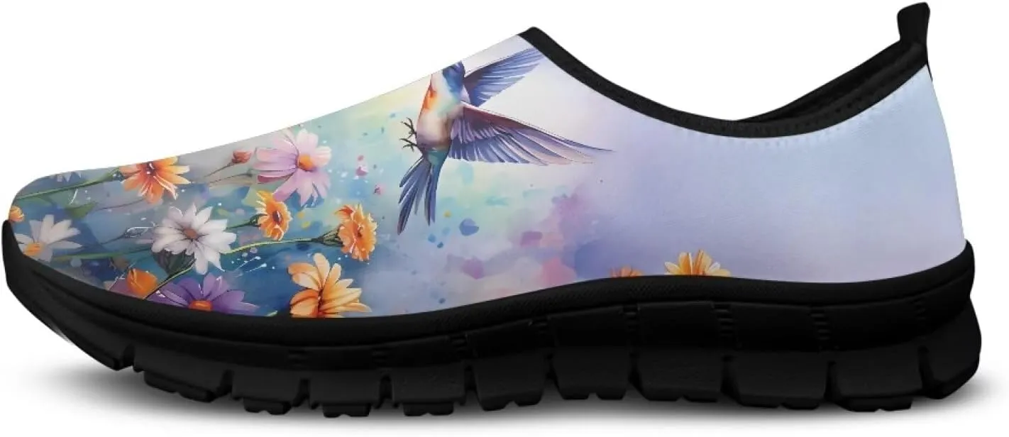 Women's Sneaker Casual Low Top Hiking Sneaker Outdoor Lightweight Breathable Slip On Soft Holiday Shoes for Womens