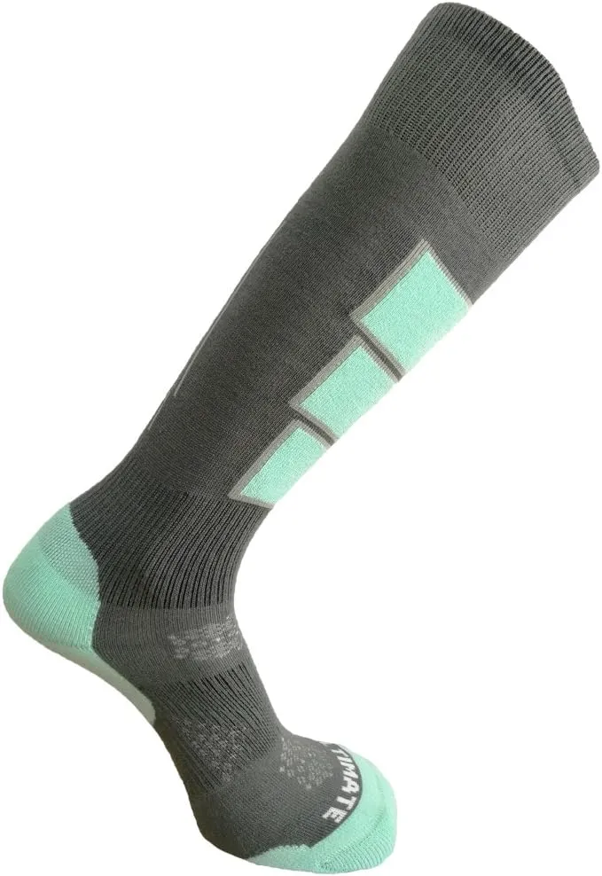 Womens Thermolite Ski Snowboard Socks - Girls Performance Material with Cushioning Support Stretch Padding Breathable Warm -