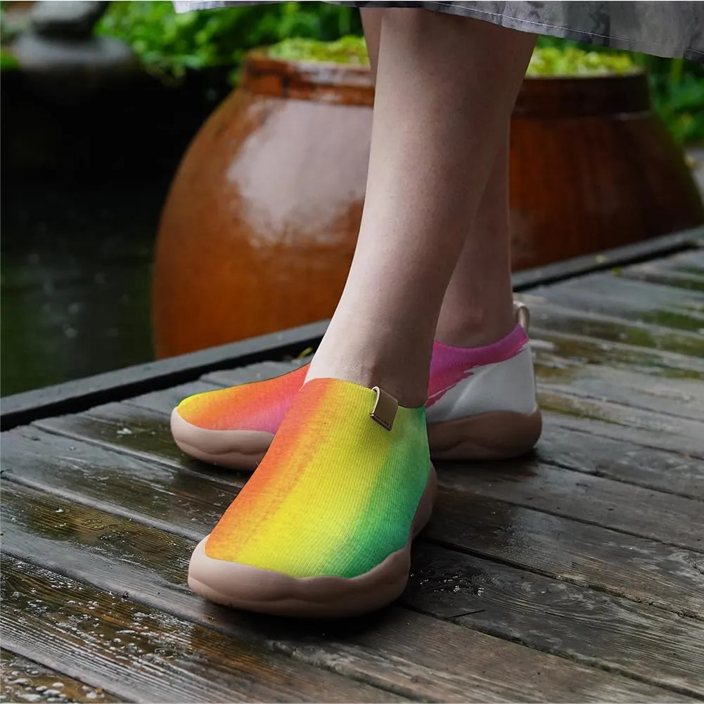 Women's Travel Walking Shoes Knit Slip On Casual Loafers
