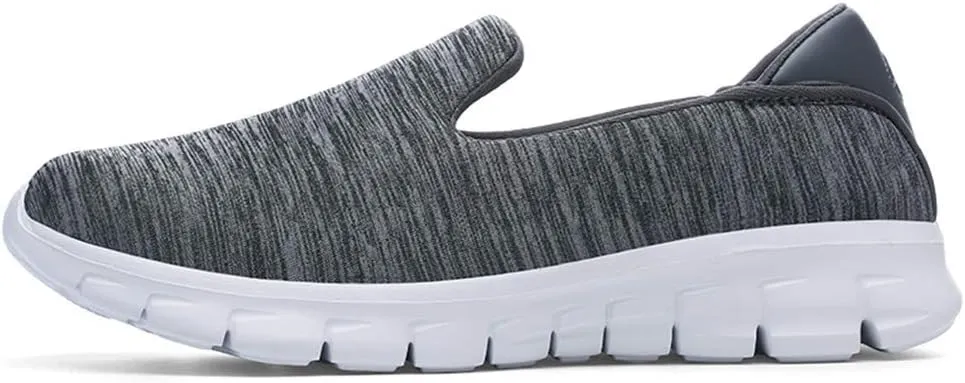 Women's Walking Shoes Slip on Fashion Sneaker with Support Flats