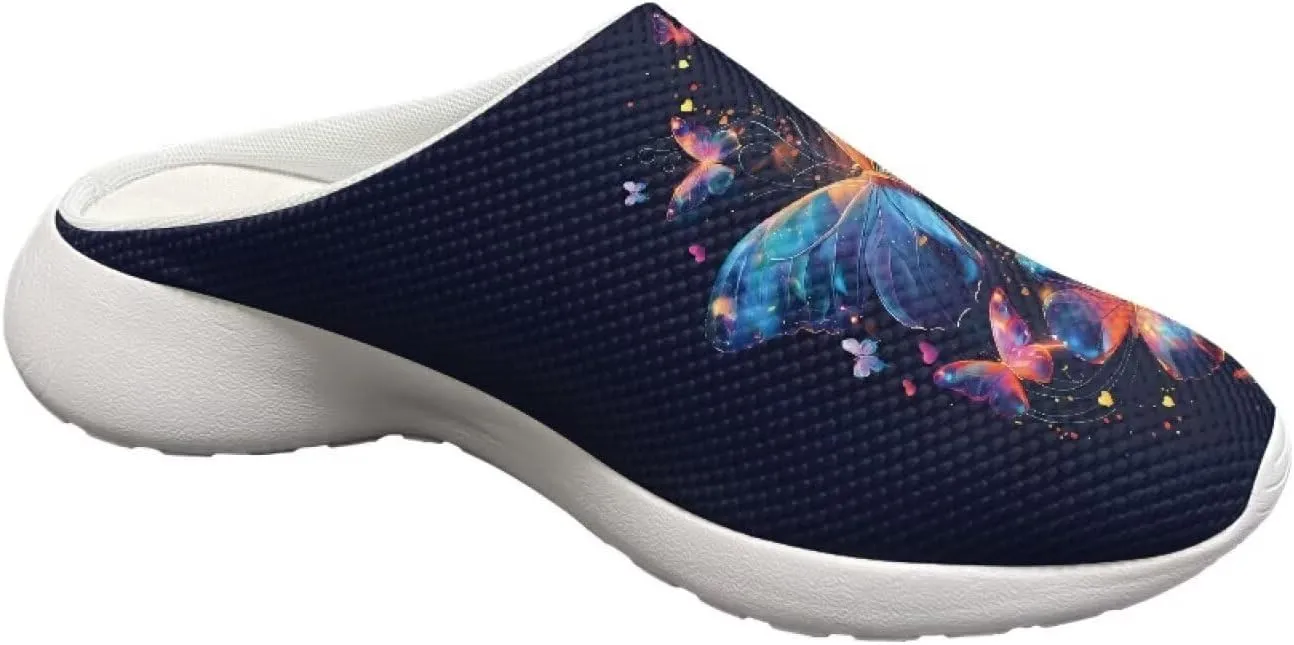 Women's Water Sandals Casual Light Slippers Funny Graphic Garden Clogs Slip On Water Shoes