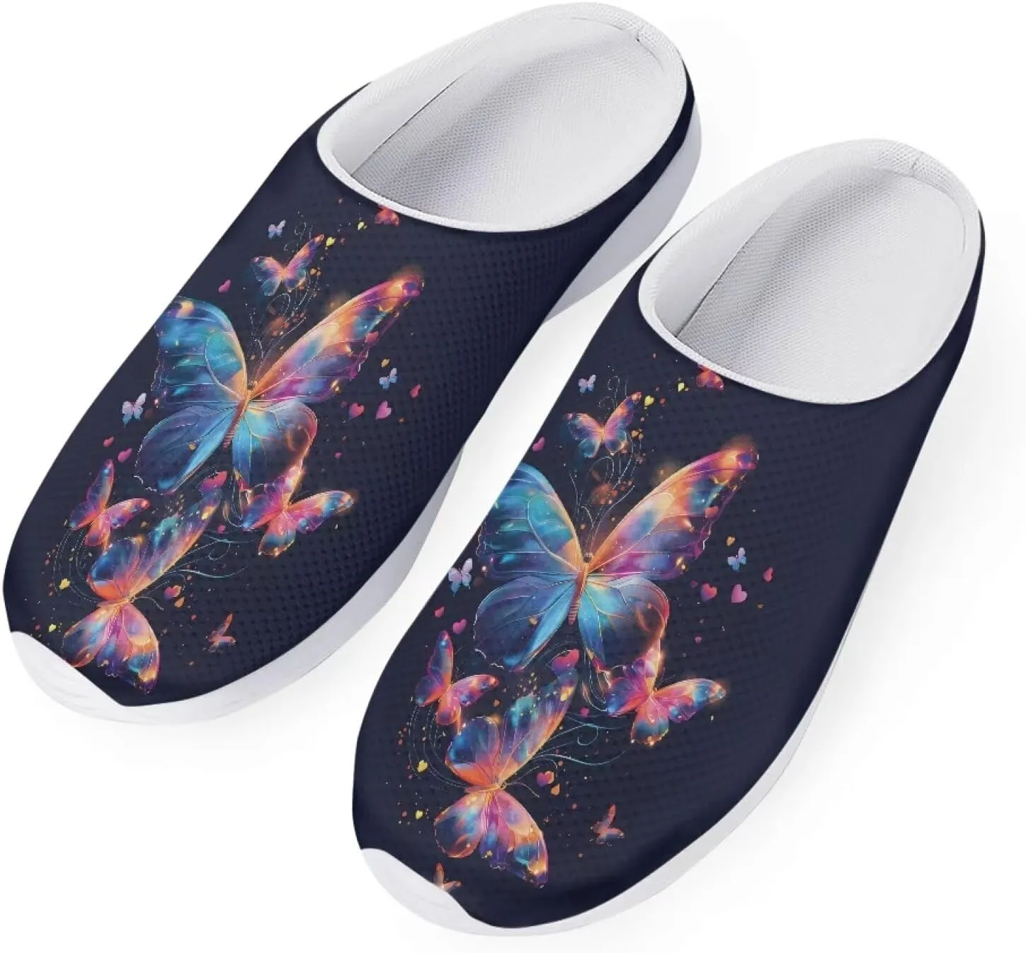Women's Water Sandals Casual Light Slippers Funny Graphic Garden Clogs Slip On Water Shoes