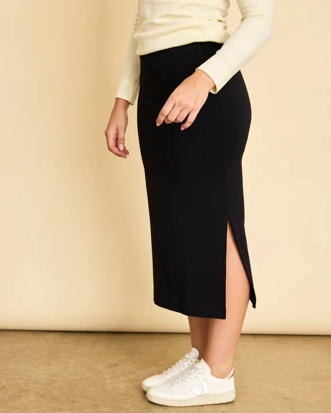 Woolerina 3/4 Skirt - Black