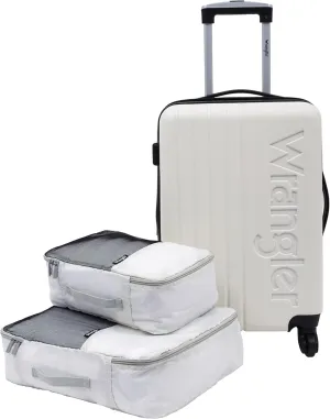 Wrangler Luggage Set, Beige, 20" Carry-On
