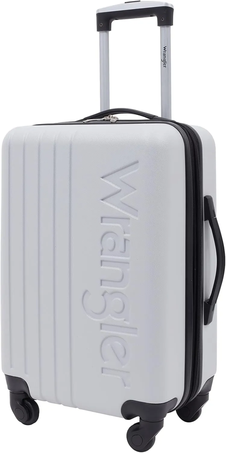 Wrangler Luggage Set, Grey, 20" Carry-On