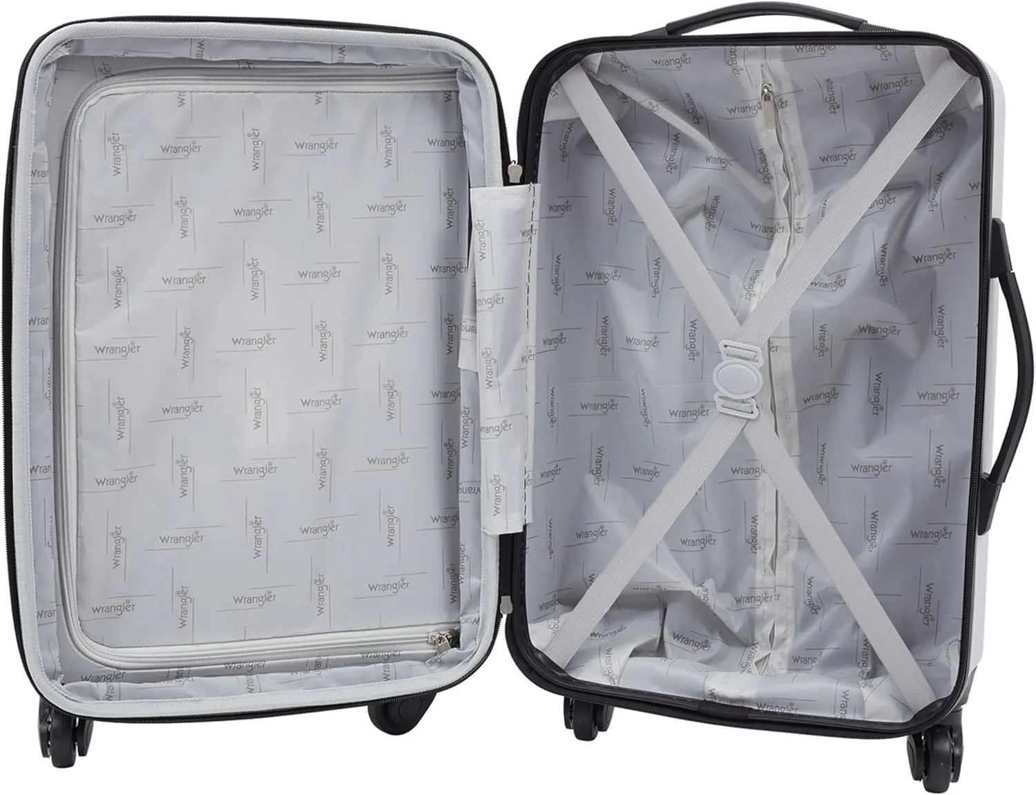 Wrangler Luggage Set, Grey, 20" Carry-On