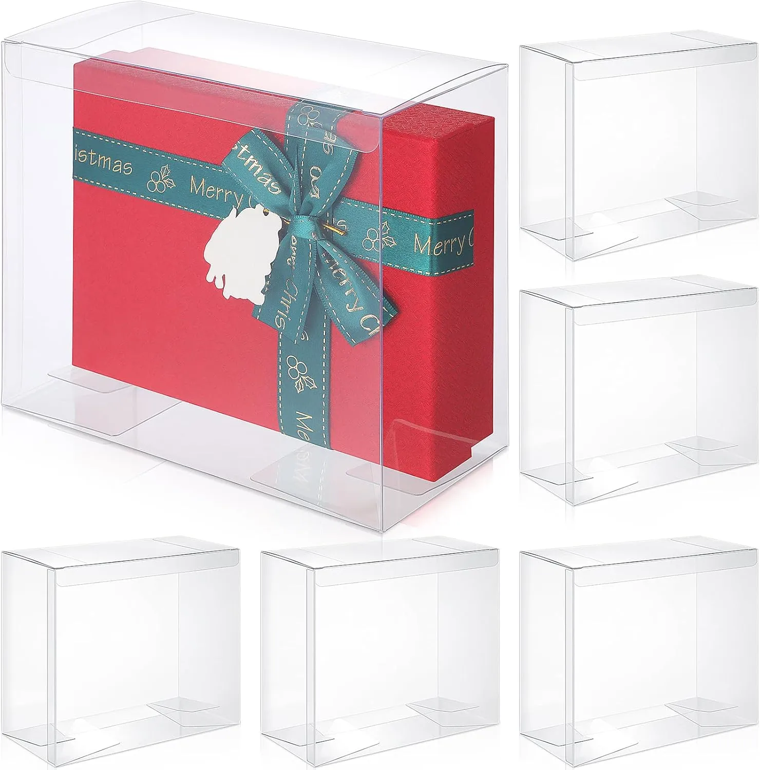Yexiya 24 Pack Elite Trainer Box Protector Case 0.50mm Thick Clear Display Booster Case for Etb Box Convenient Storage for Collectors Gifts Cards (7.6 x 6.6 x3.5 Inches)