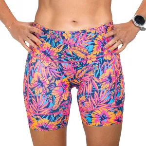 Zoot Women’s LTD 6-Inch Triathlon Shorts, Endurance Cycle Padded Shorts for Swim, Bike, Run with Quick Drying UPF 50  Fabric