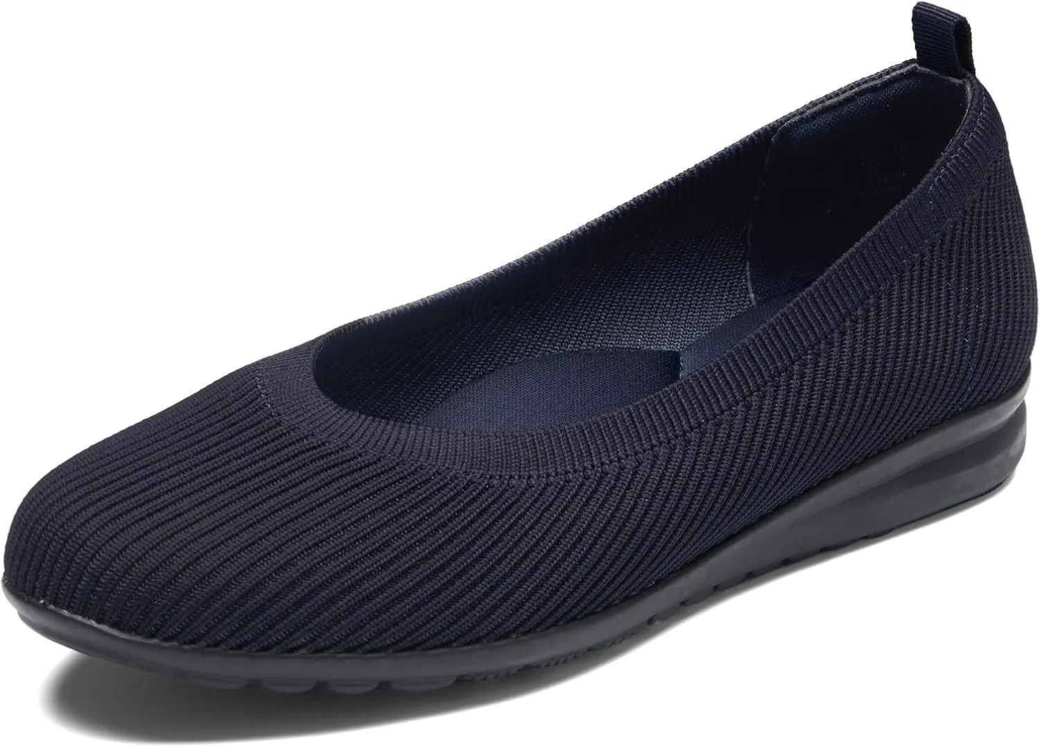 ZURIN Womens Knit Ballet Flats with Arch Support Comfortable Ballet Dressy Flats,Round Toe Slip On Flats Dress Shoes for Dressy Work Casual